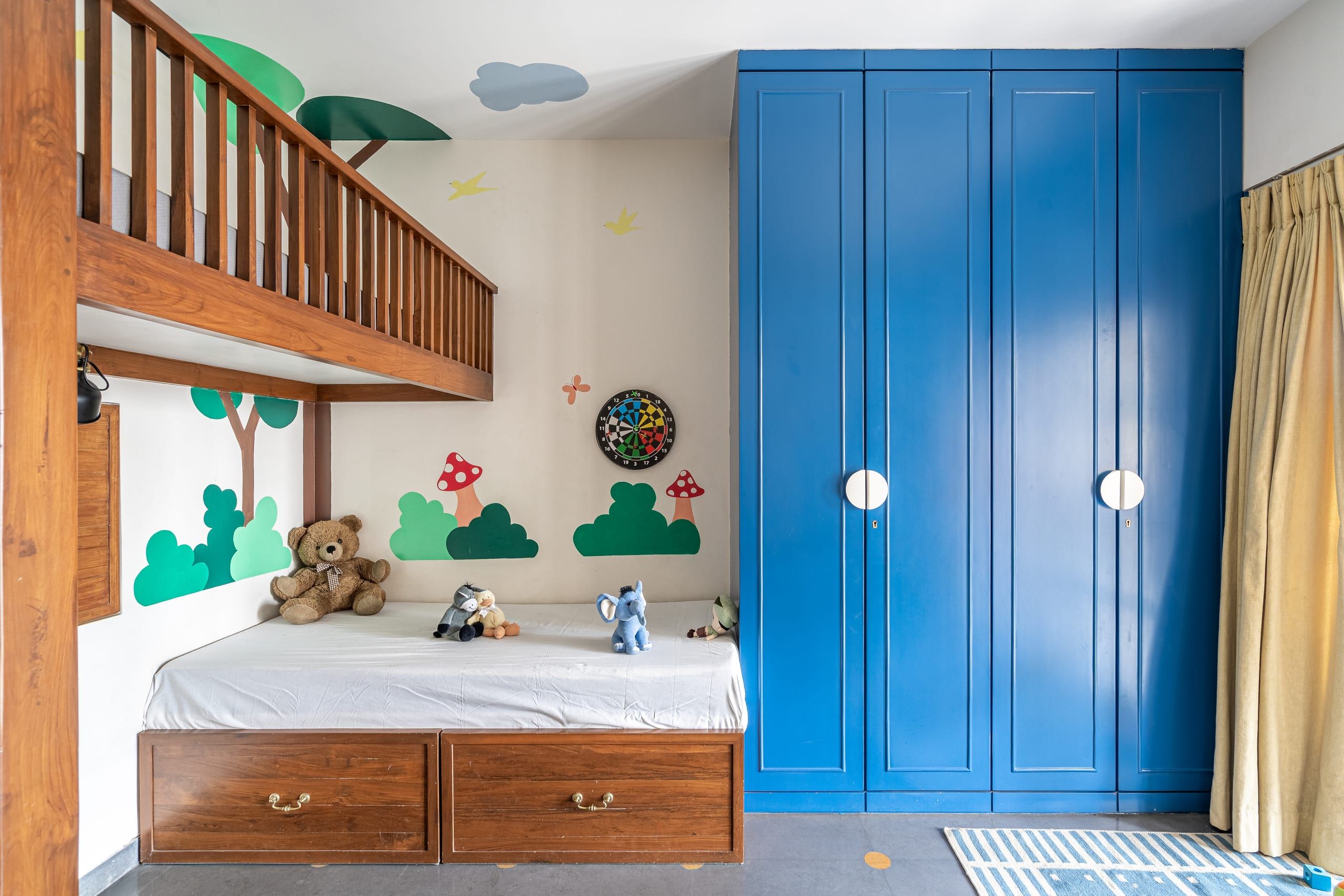 Children's bedroom detail — Sangath, Powai