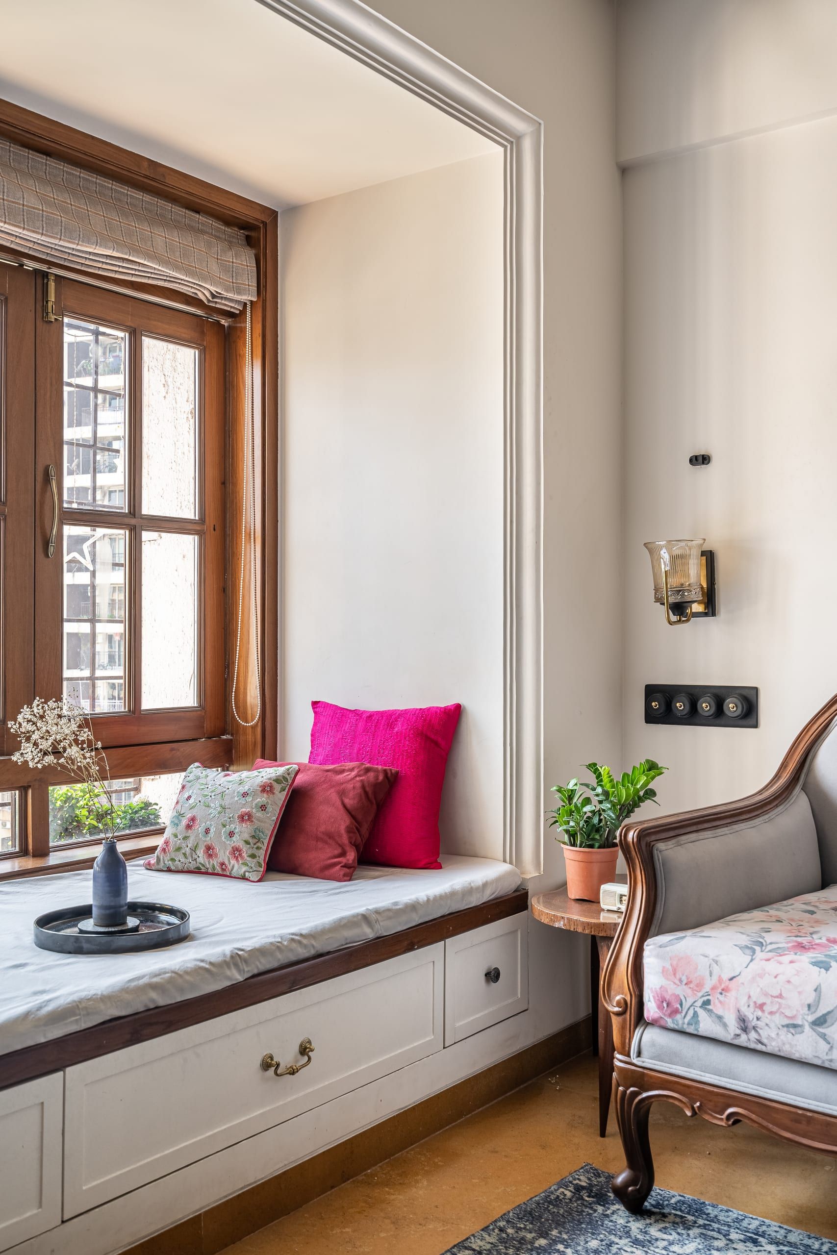 Living room dining area — Sangath, Powai